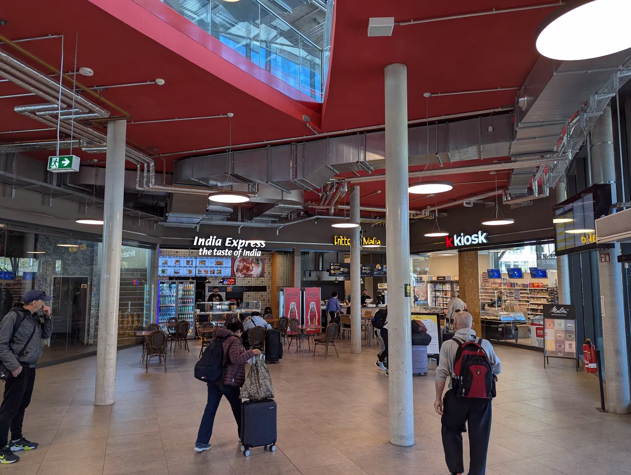 Der Gastronomiebereich.